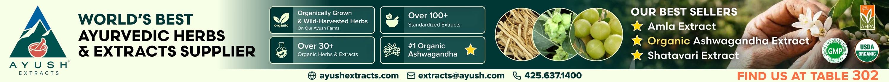 Ayush Extracts IO Summit Vegas Website Ad